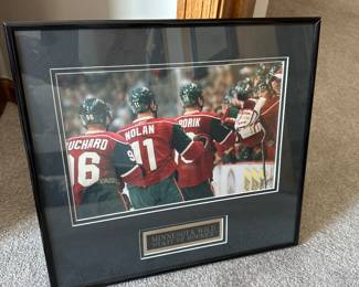 MN WILD Framed Picture