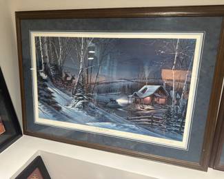 Framed Terry Redlin Print
