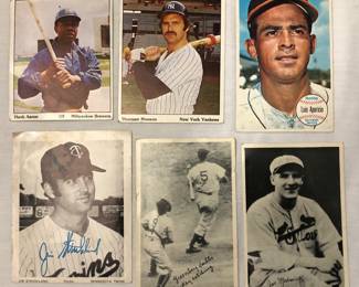 Vintage Collectible Baseball Cards