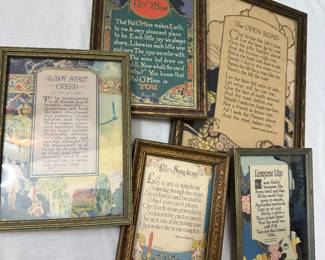Vintage Framed Poems
