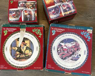International China "A Christmas Story" Dishes
