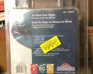 NOS Jon Boat Seat Clamp 8” To 20-1/2”