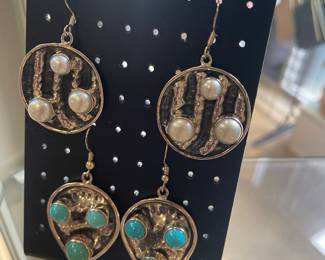 STERLING PIERCED EARRINGS