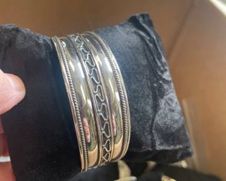 LARGE STERLING CUFF