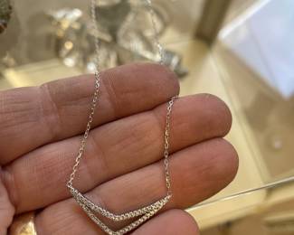 BACK TO DAINTY STERLING NECKLACE