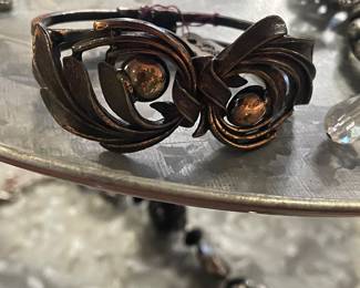 COPPER HINGED BRACELET