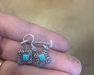 estate sterling earrings