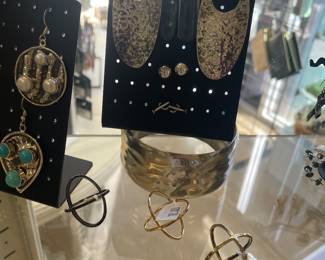 STERLING RINGS AND EARRINGS