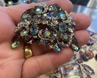 fabulous bling costume - lovely quality on most all these estate pieces