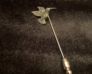 RETIRED JAMES AVERY HUMMINGBIRD STICK PIN