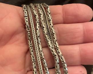 BACK SIDE OF ESTATE STERLING BRACELET