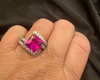 STERLING BLING RING NEW