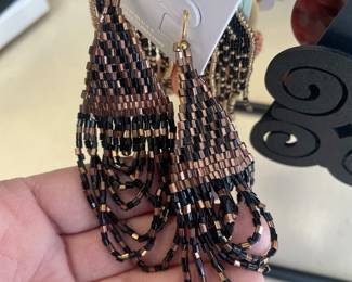 BEADED COSTUME EARRINGS
