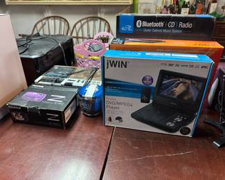 Camera,
DVD player
Electronics