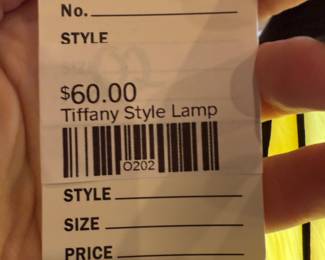 Tiffany Style Lamp