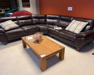 Leather Sectional Sofa 