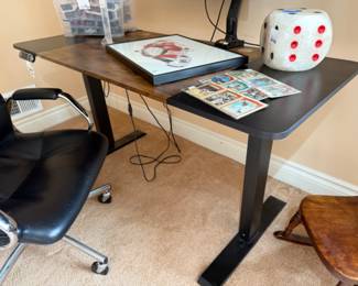 Jumbo Onyx Die, Electric Adjustable Standing Desk