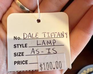 Dale Tiffany Lamp