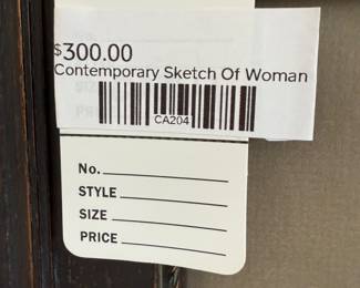Contemporary Sketch Of Woman