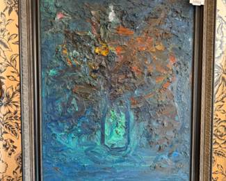 Abstract Expressionist Oil Painting