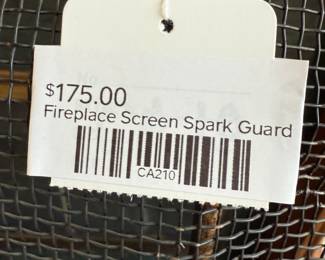 Fireplace Screen Spark Guard