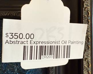 Abstract Expressionist Oil Painting