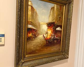 Framed Original Oil Painting