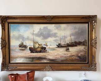 Sailboat Oil Painting