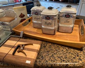 Cutting Boards, Wood Tray, Hotta Yu Shoten Canister Set - Set of 12