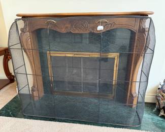 Fireplace Screen Spark Guard