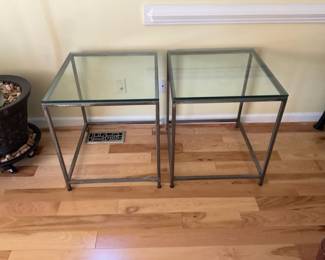Brushed Steel Tables