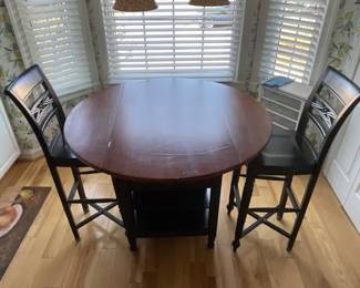 High dining table and chairs