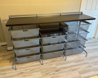 The Container Store Elfa Storage center