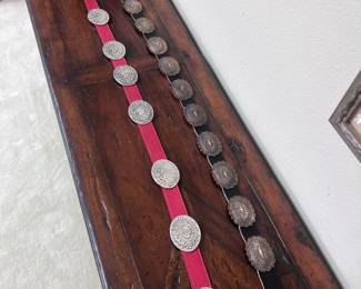 Keep Collins sterling concho belt, sterling Navajo concho belt