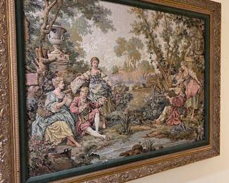 Framed tapestry