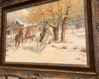 B.R. Garvin original oil