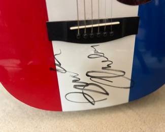 Buck Owens signed guitar