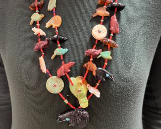 Georgianna Quandelacy Zuni necklace