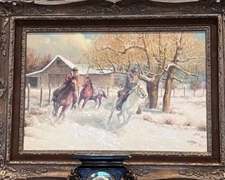 B.R. Garvin original oil