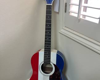 Buck Owens signed guitar