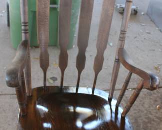 Amish Limited Edition Rocking Chair, American Countryside, Yorktowne Eagle, Bicentennial Design, #354/500