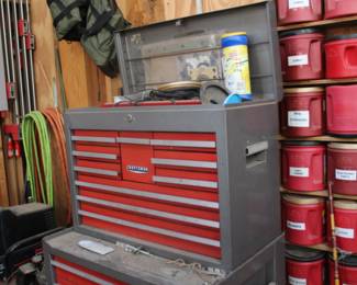 Each drawer in the tool boxes are loaded with tools to be priced over the next days.