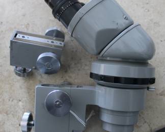 Nikon Stereo Microscope Head with dual eye pieces. #98025 Works
