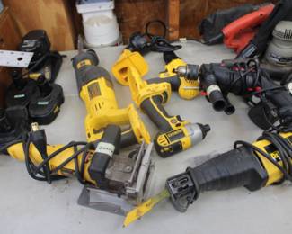 Lots of Hand Held Power Tools
