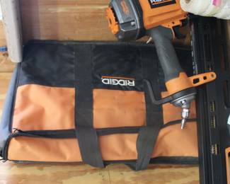 Nail Gun with nails and working