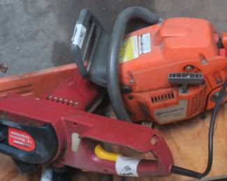 Plenty of chain saws, Battery, Electric and Gas.