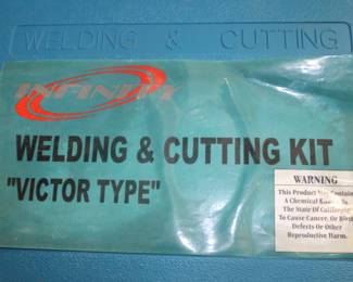 Infinity Welding and Cutting Kit, "Victor Type" appears to have never been used.