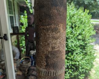 Civil war artillery shell! It's huge.