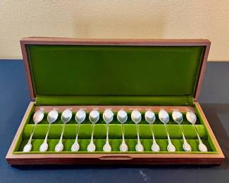 The Royal Horticultural Society English Flower Spoons