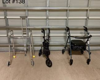 Rolling Walker Aluminum Walker 